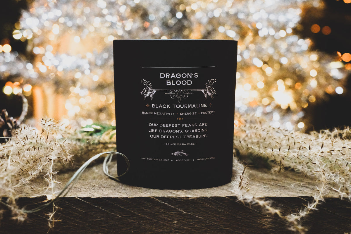 Wild Spirit Collection - Dragon&#39;s Blood with Black Tourmaline