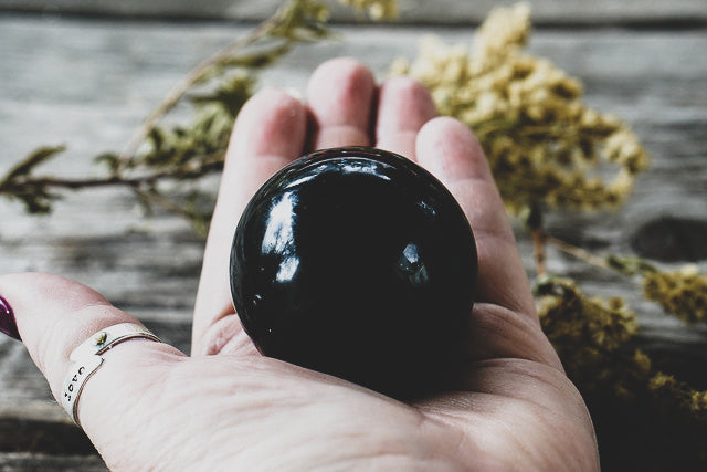 Black Tourmaline Sphere