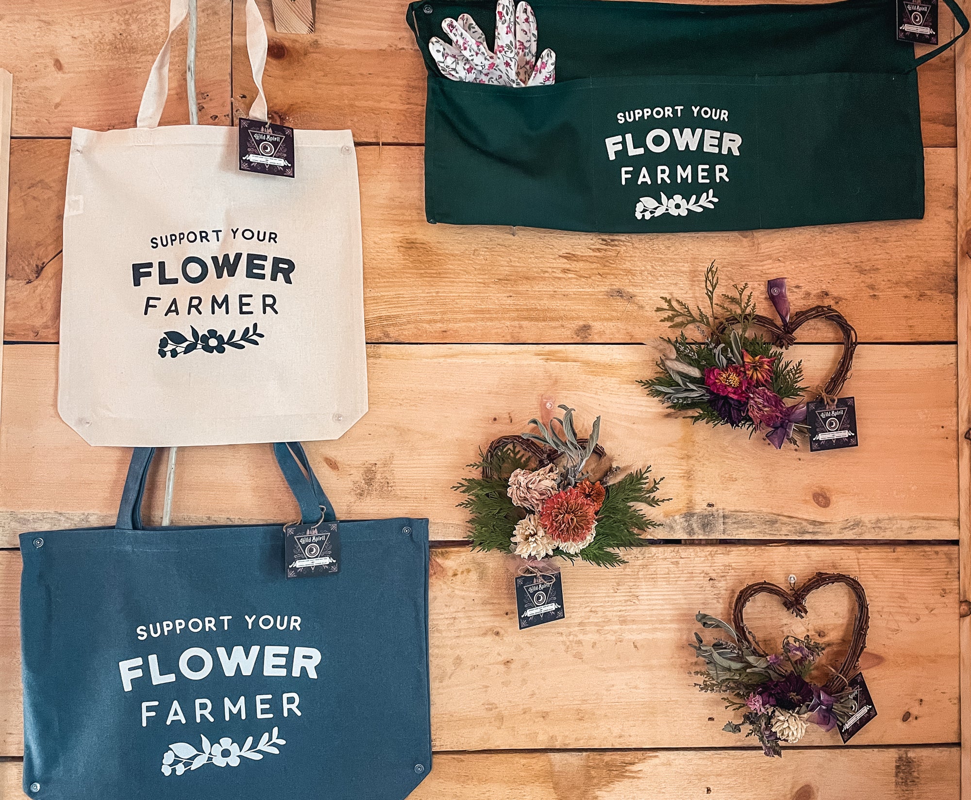 Flower Farmer Waist Apron