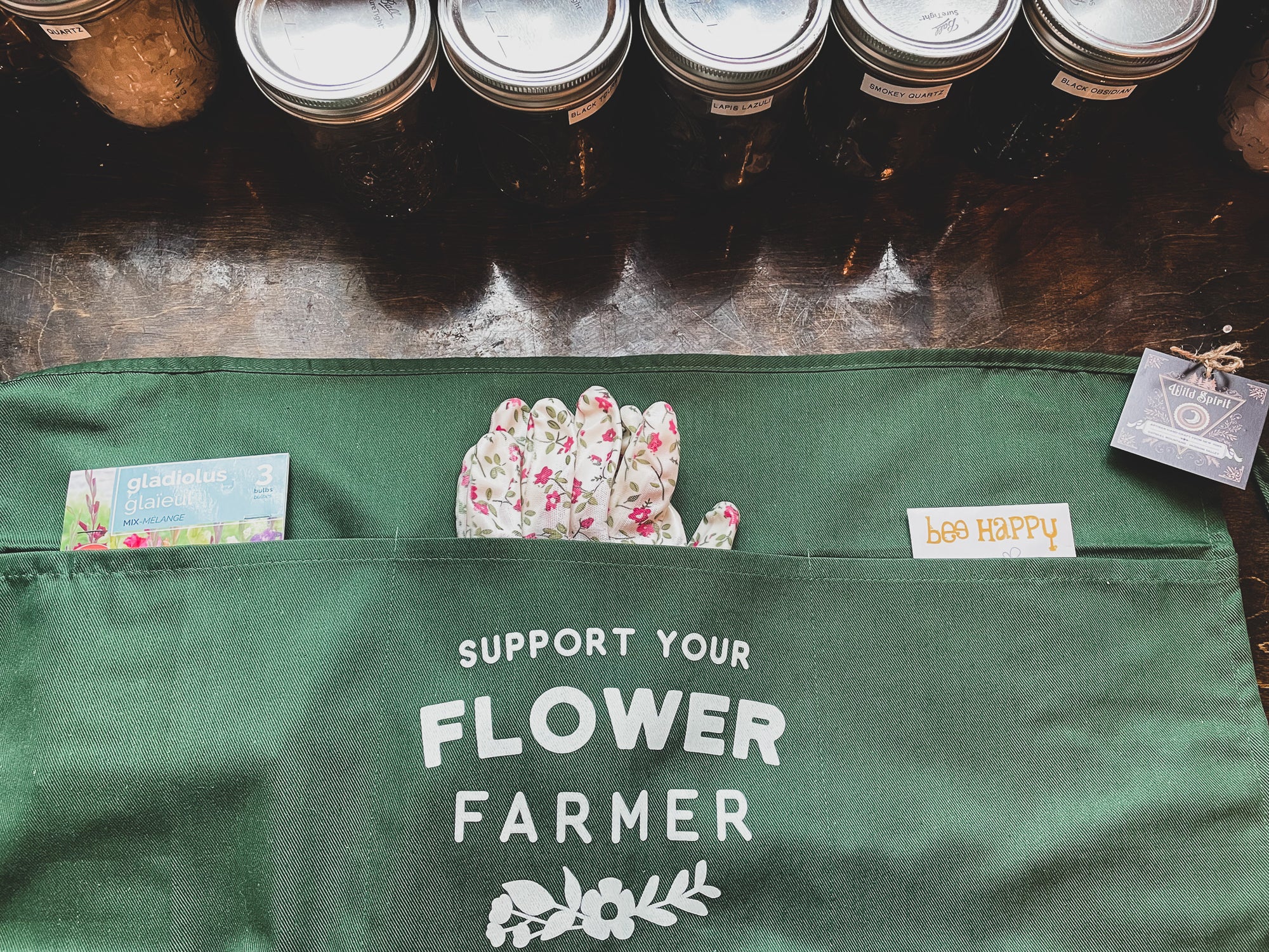 Flower Farmer Waist Apron
